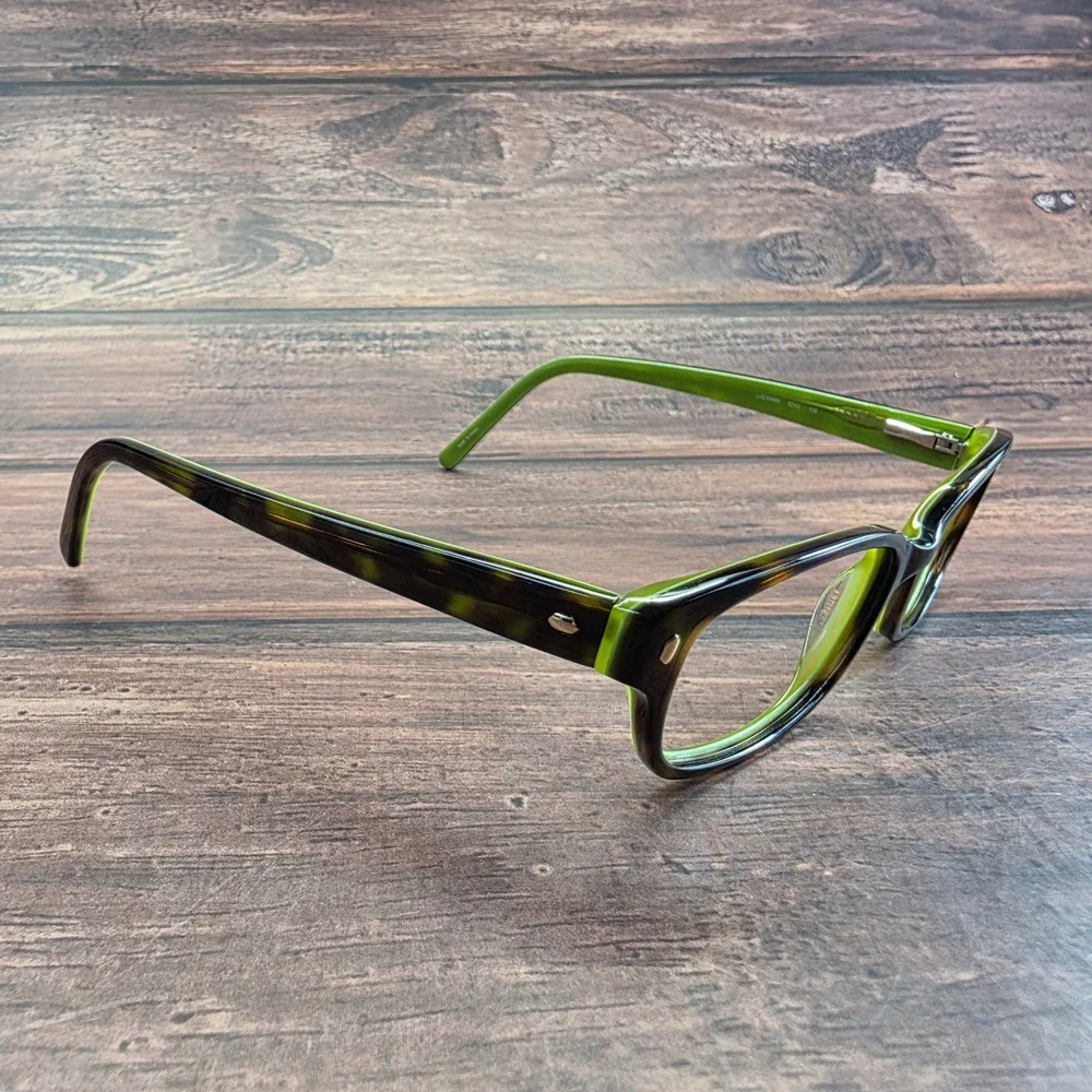 Kate‎ Spade Lucyann ODV2 Tortoise Lime Green Rectangular Eyeglasses Frames 135